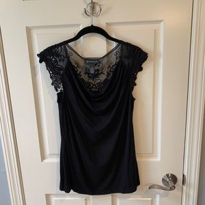 Black Lace Top Size S
